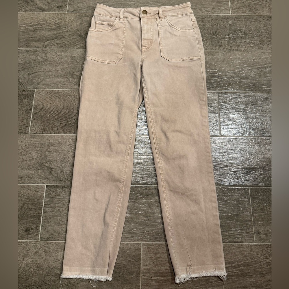 Maurices Women's Tan Straight Leg Jeans